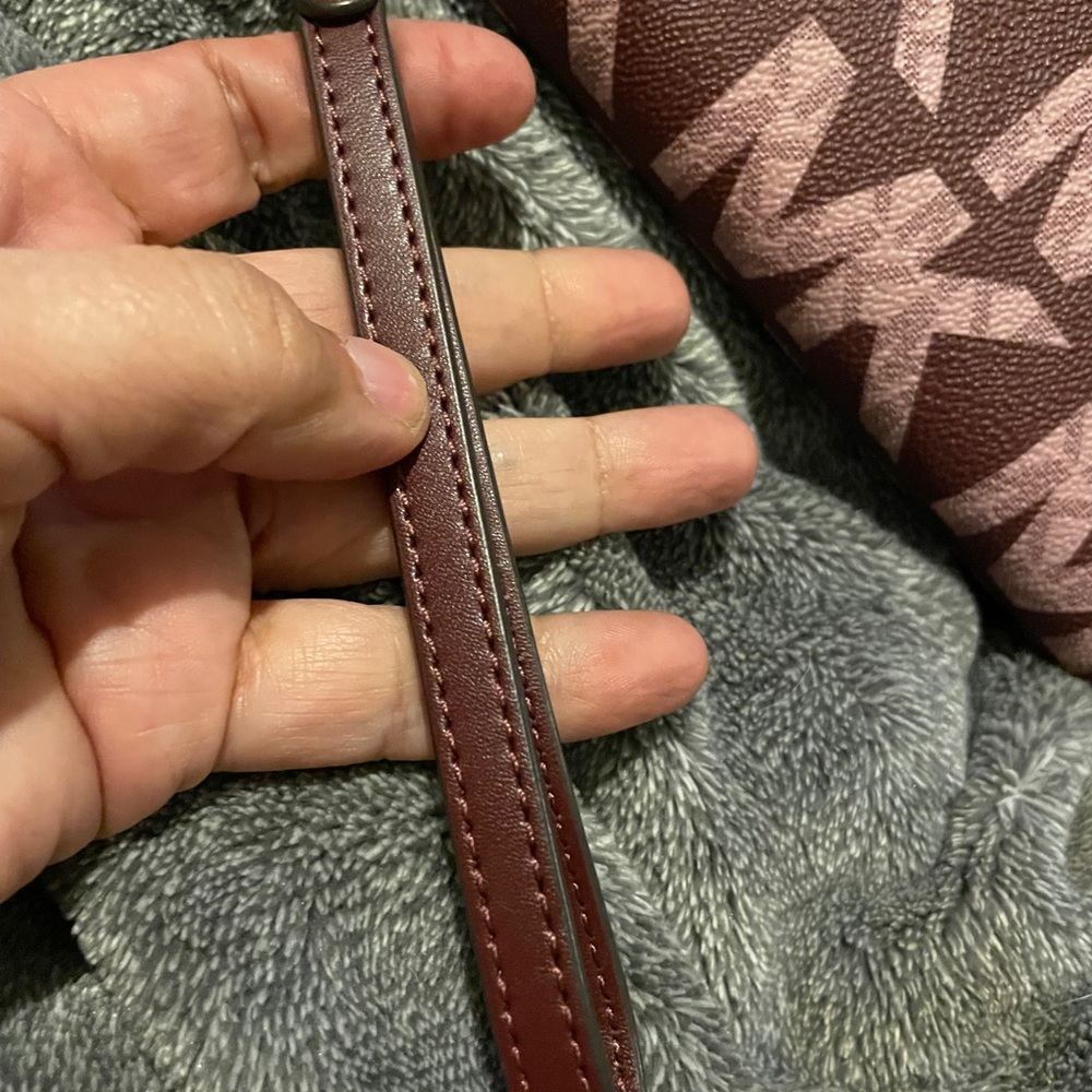 Michael Kors Jet Set Travel Large Logo Continental Wristlet Royal Pink Multi - Picture 5 of 9